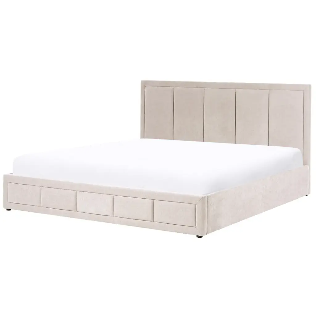 Quiberon Ottoman Storage Bed (Beige) - Image 1