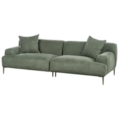 Matila 3-Seater Sofa (Green Velvet)