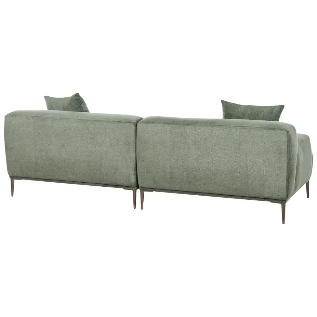 Matila 3-Seater Sofa (Green Velvet) - Image 3