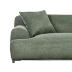 Matila 3-Seater Sofa (Green Velvet) - Image 4