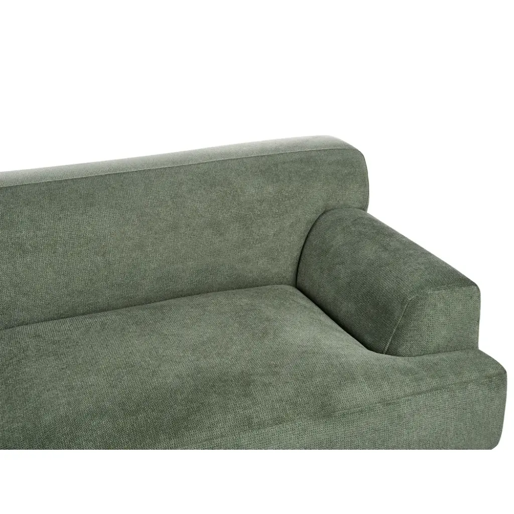 Matila 3-Seater Sofa (Green Velvet) - Image 6