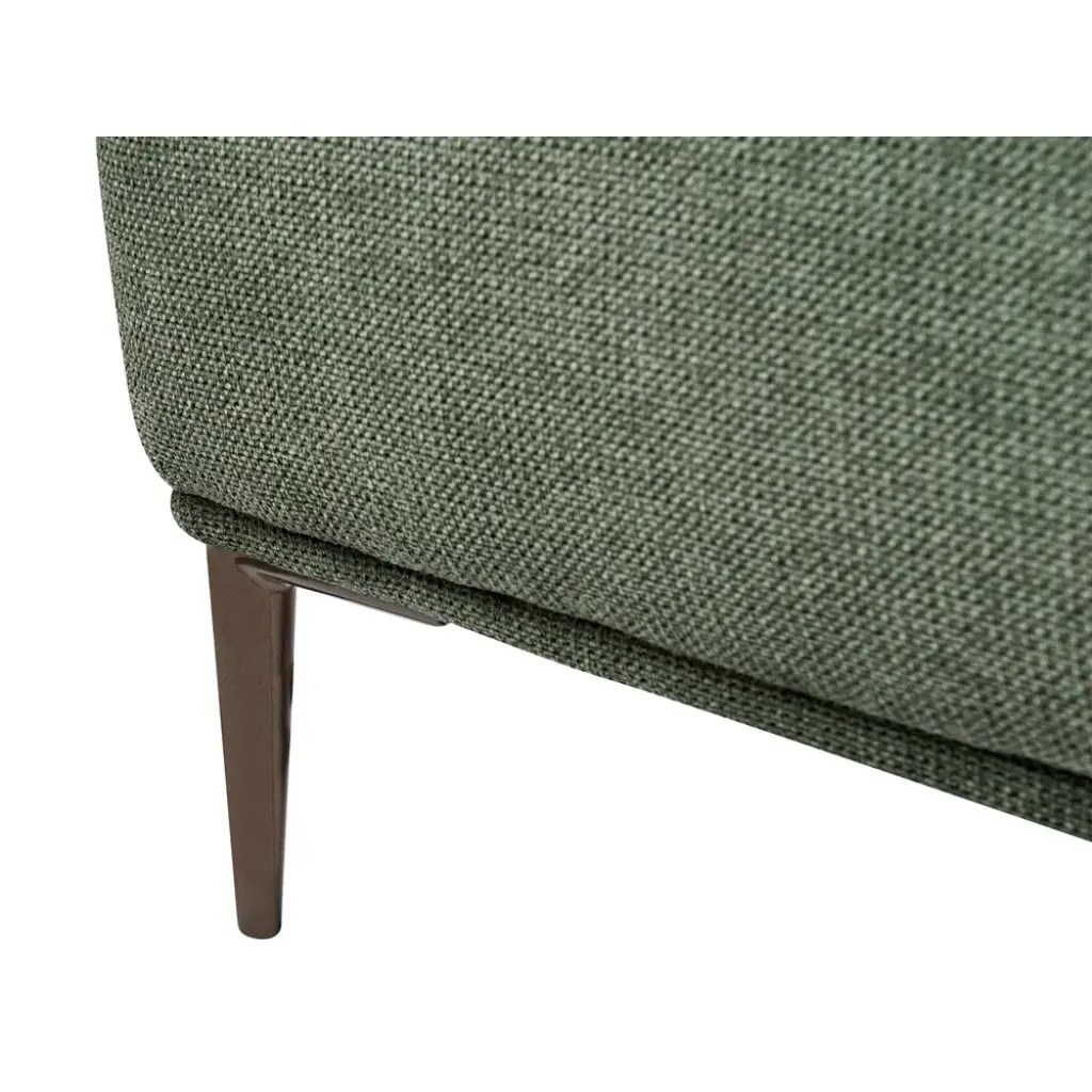 Matila 3-Seater Sofa (Green Velvet) - Image 8