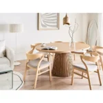 Moore Extending Oval Dining Table (Ash Wood Effect) - Image 9