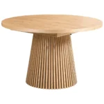 Moore Extending Oval Dining Table (Ash Wood Effect) - Image 2
