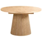 Moore Extending Oval Dining Table (Ash Wood Effect) - Image 3