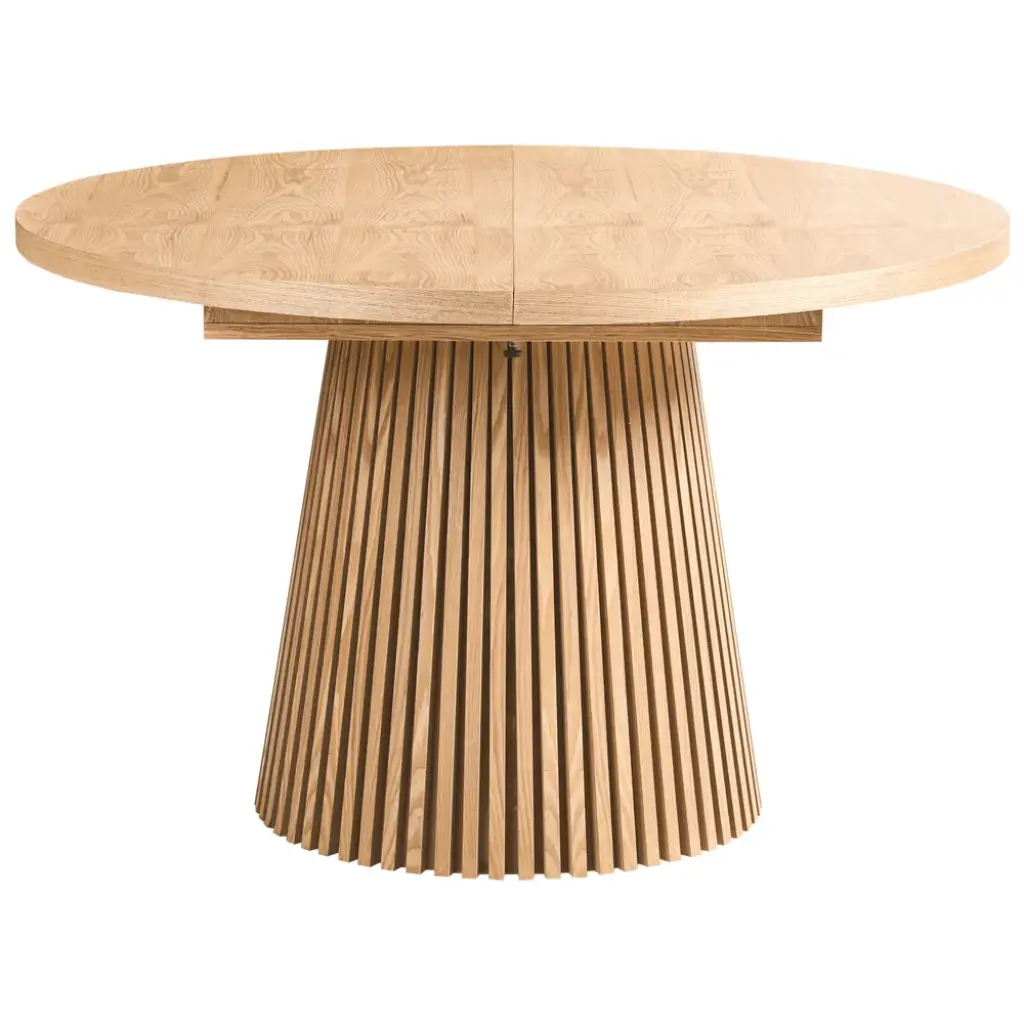 Moore Extending Oval Dining Table (Ash Wood Effect) - Image 3