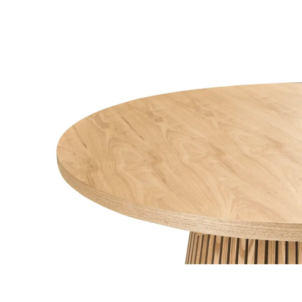 Moore Extending Oval Dining Table (Ash Wood Effect) - Image 4