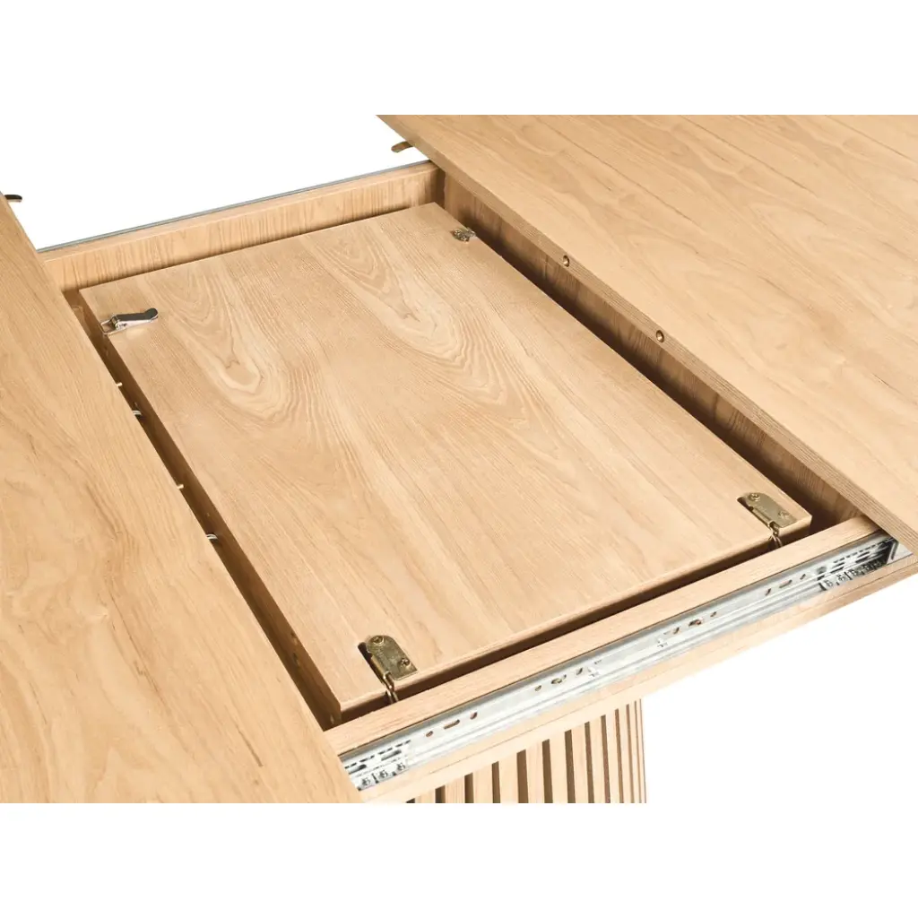 Moore Extending Oval Dining Table (Ash Wood Effect) - Image 5