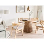 Moore Extending Oval Dining Table (Ash Wood Effect) - Image 8