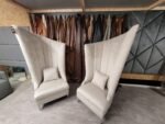 High Back Wing Lounge Chair - Image 4