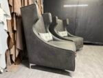 Kensington High Back Armchair – Bespoke Contract Wing Chair - Image 3