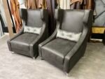 Kensington High Back Armchair – Bespoke Contract Wing Chair - Image 2
