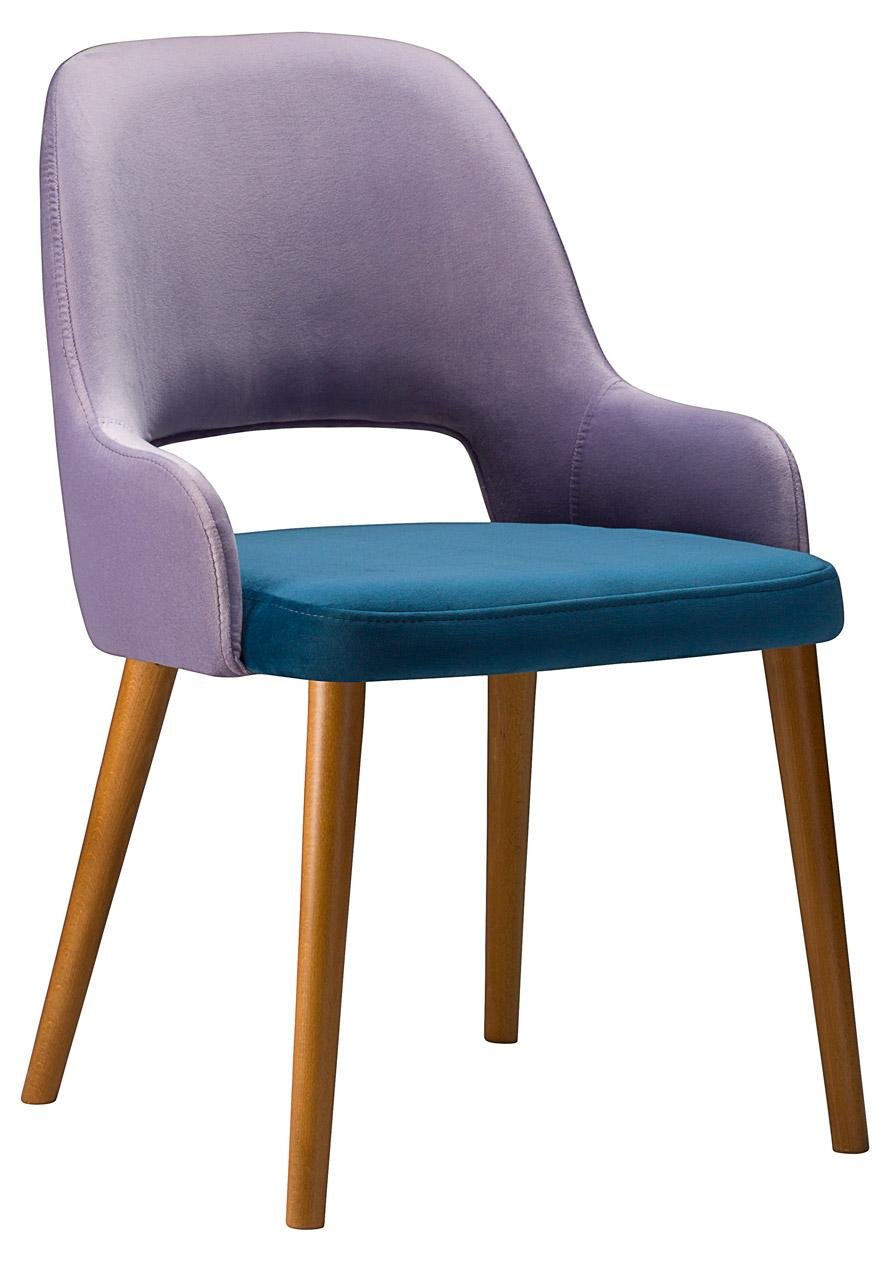 Joy-Side-Chair-Sunbury-Lux-Thistle-9336-Panaz-Lush-110-Dark-Oak-2.jpg Joy Side Chair - Image 1