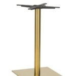 Midas Small Square Table Base (DH-Brass)