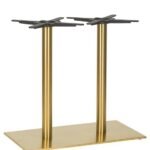 Midas Rectangular Twin Table Base (DH-Brass)