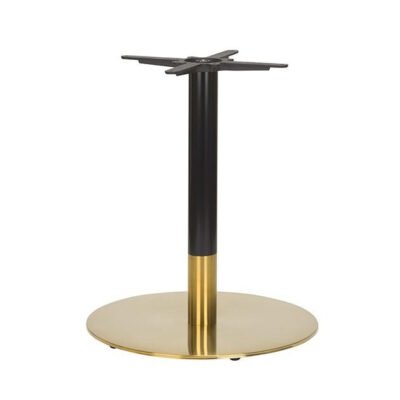 Midas Large Round Table Base (DH Black/Brass)