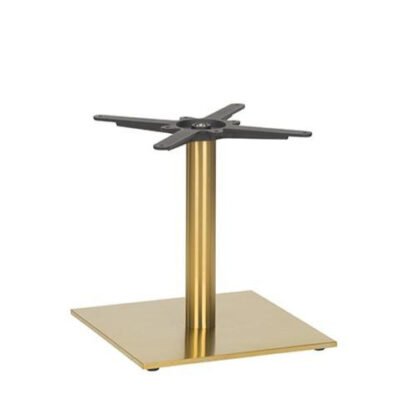 Midas Small Square Table Base (CH-Brass)