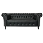 Chesterfield Tufted Leather Sofa